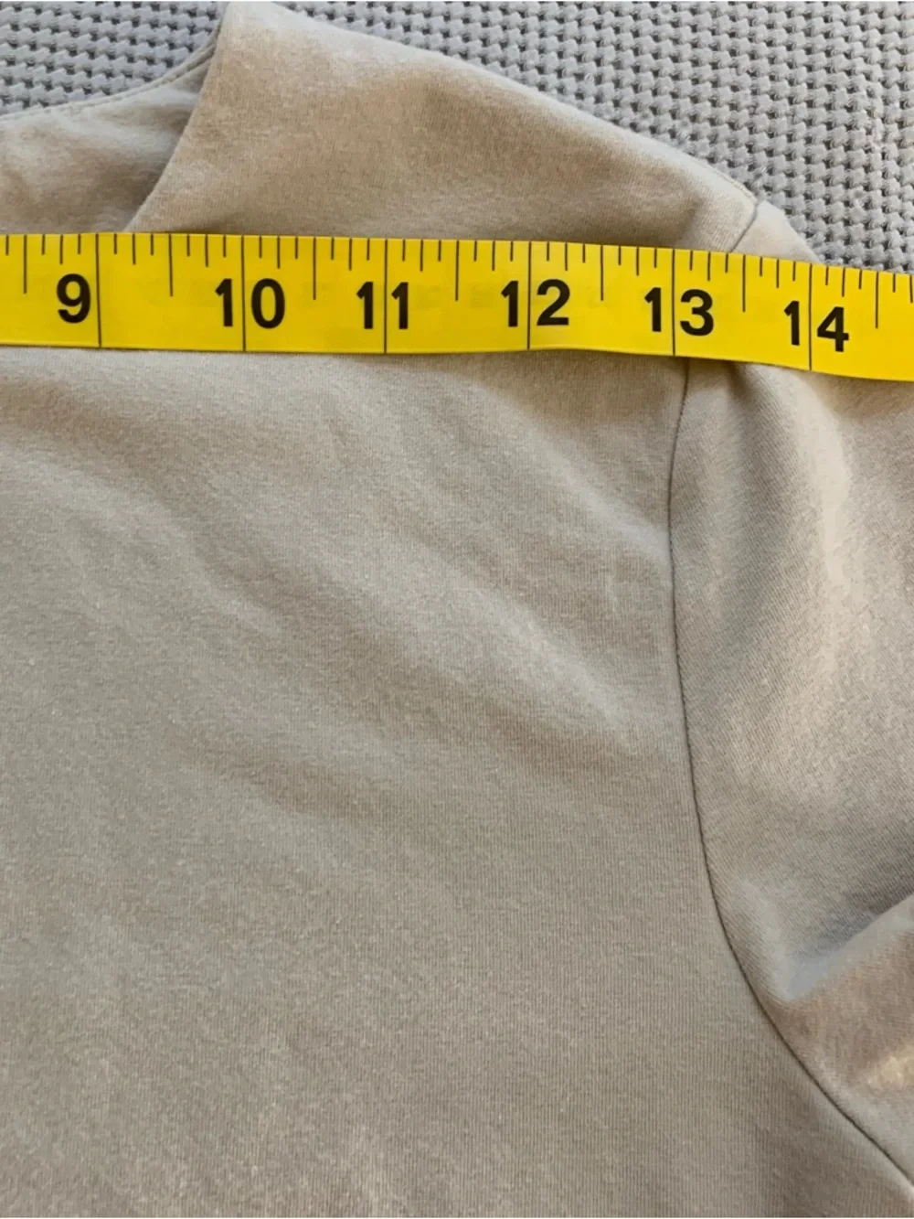 Abercrombie & Fitch Neutral Beige Short-Sleeve Bodysuit Medium Cotton - Picture 4 of 9